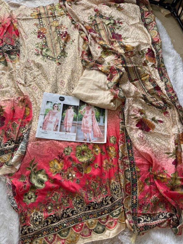 MEHBOOB TEX 1691 B VISCOSE MUSLIN SALWAR SUITS