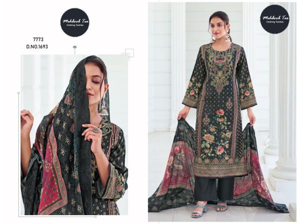 MEHBOOB TEX 1693 VISCOSE MUSLIN SALWAR SUITS