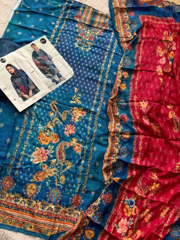 MEHBOOB TEX 1694 VISCOSE MUSLIN SALWAR SUITS