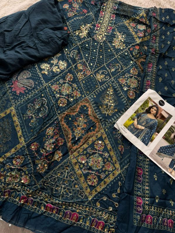 MEHBOOB TEX 1697 B VISCOSE MUSLIN PAKISTANI SUITS