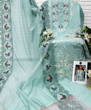MEHBOOB TEX 1698 COTTON EMBROIDERED SALWAR SUITS