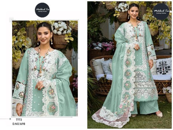 MEHBOOB TEX 1698 COTTON EMBROIDERED SALWAR SUITS