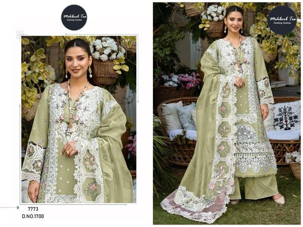 MEHBOOB TEX 1700 COTTON EMBROIDERED SALWAR SUITS