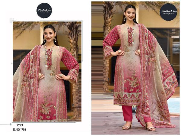 MEHBOOB TEX 1706 VISCOSE MUSLIN SALWAR SUITS