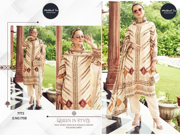MEHBOOB TEX 1708 VISCOSE MUSLIN SALWAR SUITS