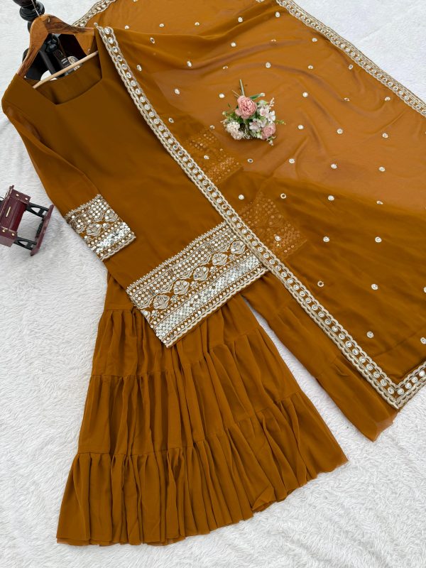 RTC FASHION 5662 DESIGNER SHARARA SUITS WHOLESALE