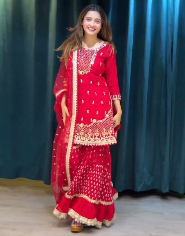 RTC FASHION 5909 DESIGNER SHARARA SUITS WHOLESALE