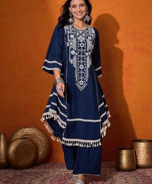 RTC FASHION 5910 B DESIGNER PLAZZO SUITS ONLINE