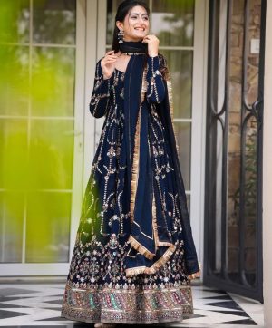 RTC FASHION 5917 B DESIGNER GOWN WHOLESALE