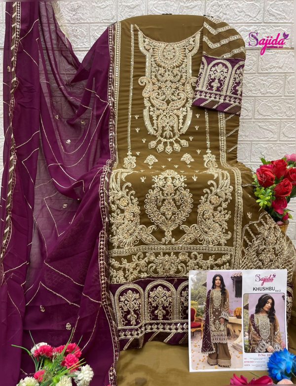 SAJIDA DESIGNERS 1045 KHUSHBU VOL 2 SALWAR SUITS