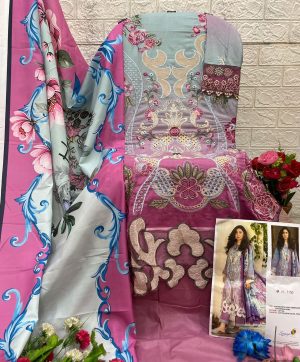 SANIYA TRENDZ 7150 COTTON CHIKANKARI SALWAR SUITS