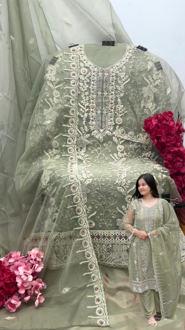 SHANAYA FASHION S 208 A ROSE HAND CRAFT SUITS