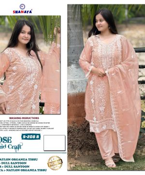 SHANAYA FASHION S 208 B ROSE HAND CRAFT SUITS