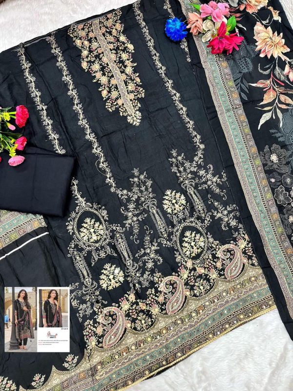 SHREE FABS KT 246 B VISCOSE MUSLIN SALWAR SUITS