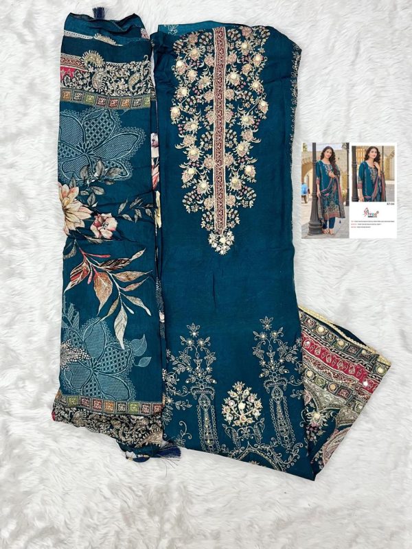 SHREE FABS KT 246 VISCOSE MUSLIN SALWAR SUITS