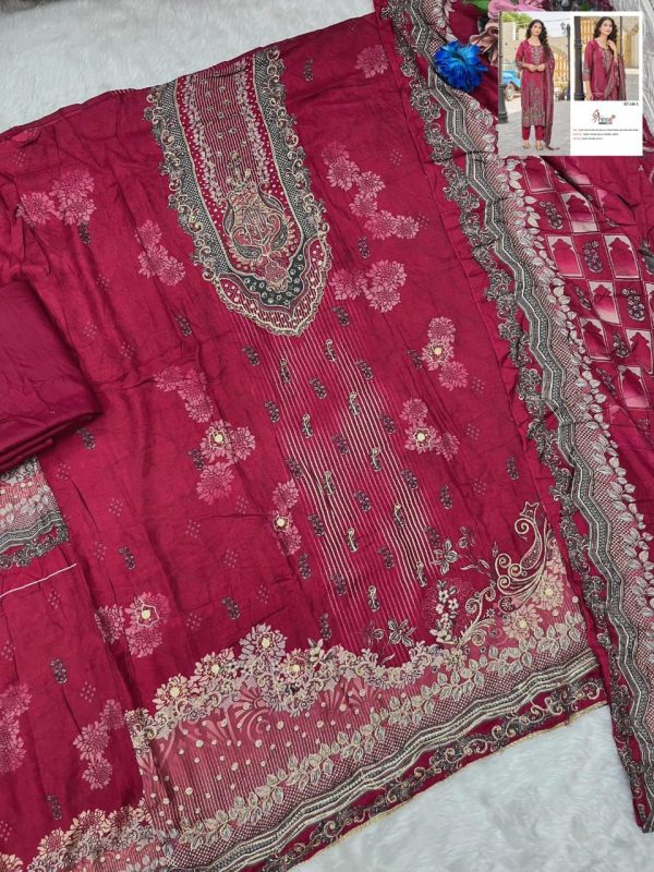 SHREE FABS KT 278 A VISCOSE MUSLIN SALWAR SUITS