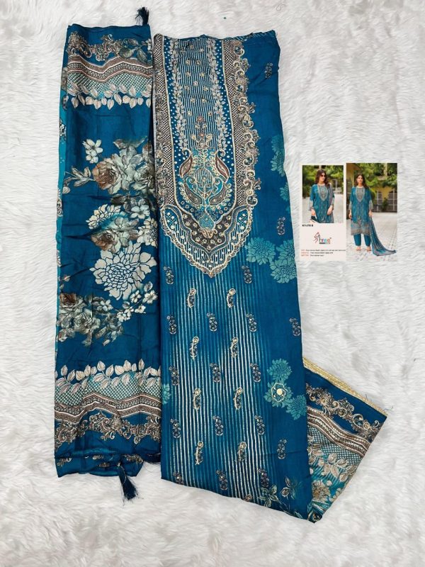 SHREE FABS KT 278 B VISCOSE MUSLIN SALWAR SUITS