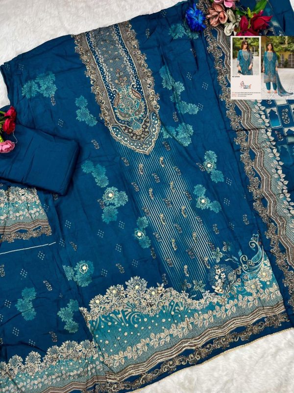 SHREE FABS KT 278 B VISCOSE MUSLIN SALWAR SUITS