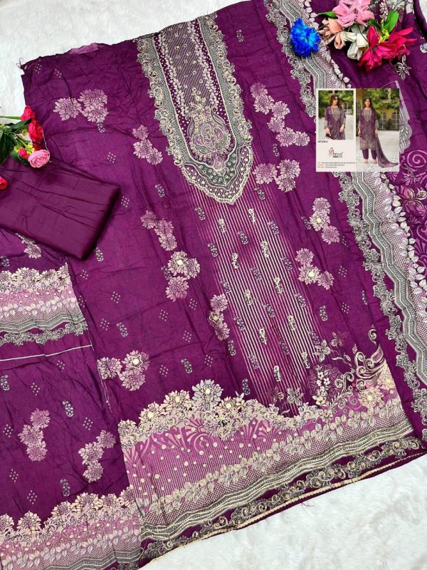 SHREE FABS KT 278 C VISCOSE MUSLIN SALWAR SUITS