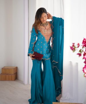 SHREE HARI NSR 852 C DESIGNER PLAZZO SUITS WHOLESALE