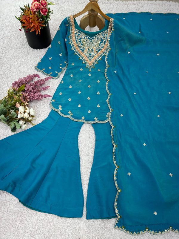 SHREE HARI NSR 852 C DESIGNER PLAZZO SUITS WHOLESALE