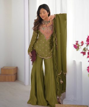 SHREE HARI NSR 852 D DESIGNER PLAZZO SUITS WHOLESALE