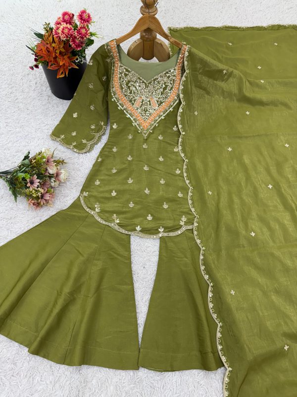 SHREE HARI NSR 852 D DESIGNER PLAZZO SUITS WHOLESALE