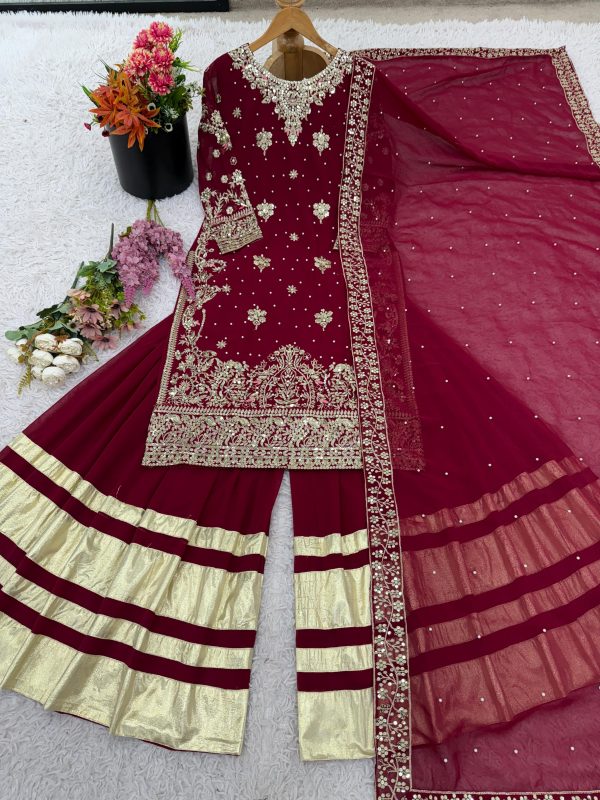 SHREE HARI NSR 870 TRENDING SHARARA SUITS ONLINE