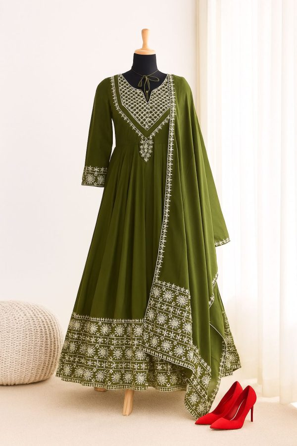 SHREE HARI NSR 872 A B DESIGNER EMBROIDERED GOWN