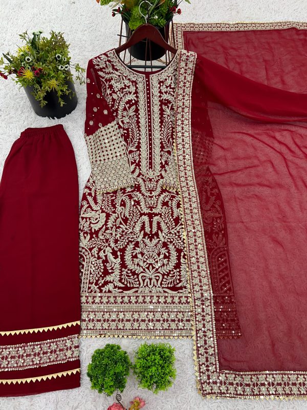 SHREE HARI SRK 5297 DESIGNER PARTY WEAR SUITS WHOLESALE