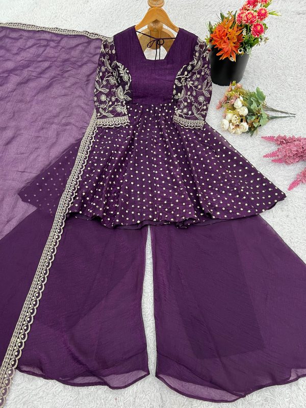 SHREE HARI ZSR 3134 B DESIGNER SHARARA PLAZZO SUITS