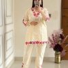 SHREE HARI ZSR 3137 KHADI COTTON CORD SET SUITS