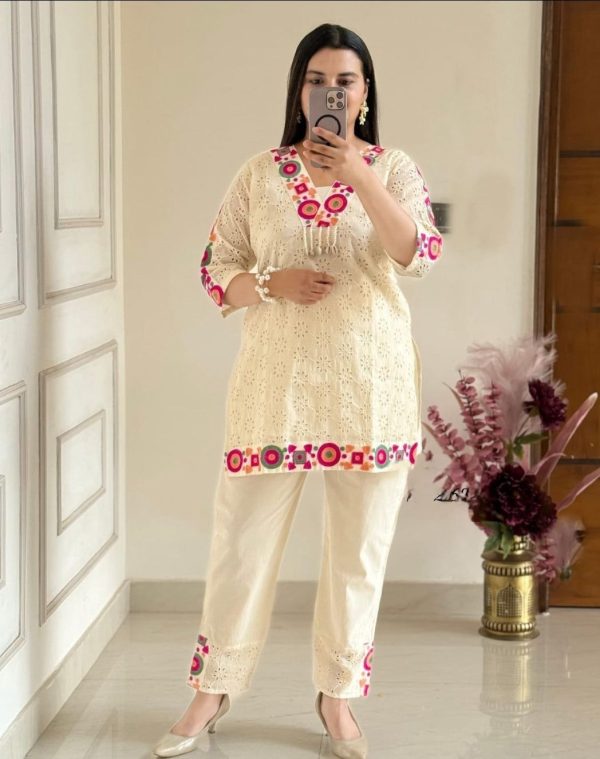 SHREE HARI ZSR 3137 KHADI COTTON CORD SET SUITS