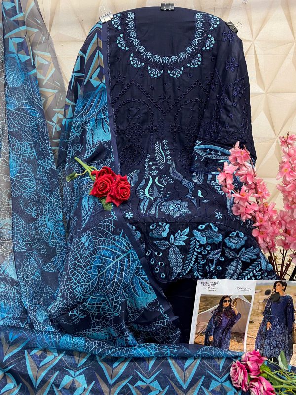 SOBIA NAZIR SN 1038 CHIKANKARI EMBROIDERED SUITS