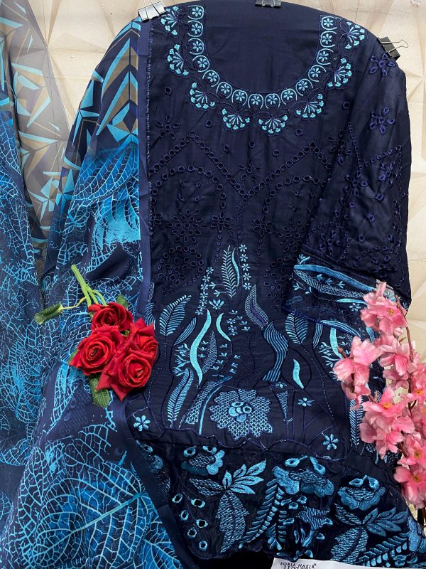 SOBIA NAZIR SN 1038 CHIKANKARI EMBROIDERED SUITS