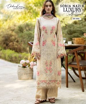 SOBIA NAZIR SN 1045 READYMADE COTTON SALWAR KAEMEEZ