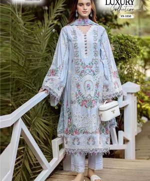 SOBIA NAZIR SN 1050 COTTON CHIKANKARI SALWAR KAMEEZ