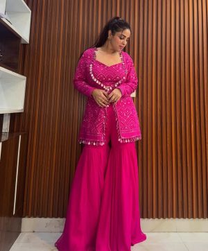 VF 212 INDO WESTERN SHARARA SET WHOLESALE