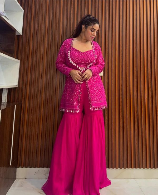 VF 212 INDO WESTERN SHARARA SET WHOLESALE