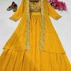 VF 213 DESIGNER INDO WESTERN LEHENGA CHOLI SET