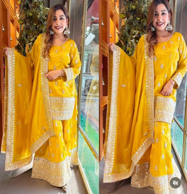 WOMEN WASTRA FD 102 DESIGNER SHARARA SUITS