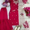 WOMEN WASTRA FD 120 DESIGNER SHARARA SUITS WHOLESALE