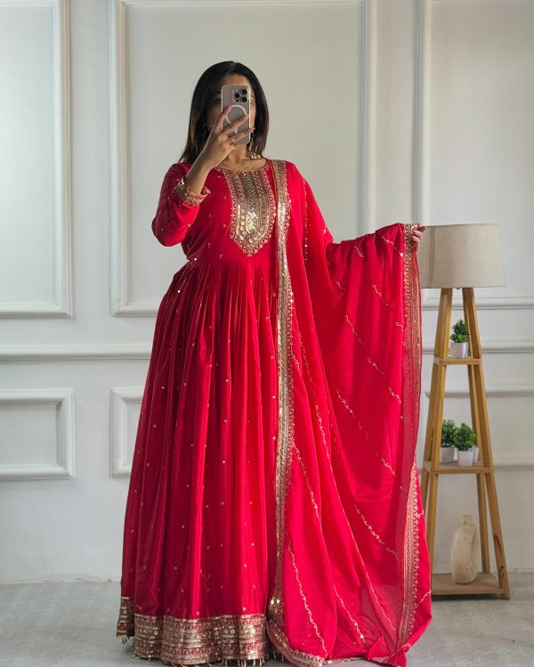 WOMEN WASTRA FD 1220 DESIGNER GOWN WHOLESALE