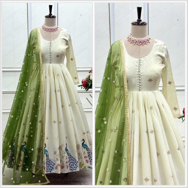WOMEN WASTRA FD 155 DESIGNER GOWN WHOLESALE
