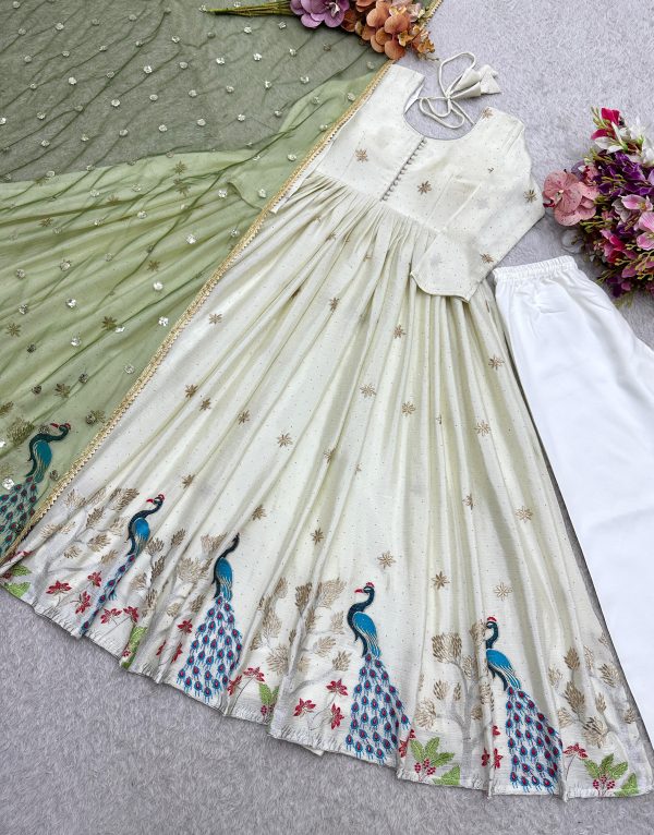 WOMEN WASTRA FD 155 DESIGNER GOWN WHOLESALE