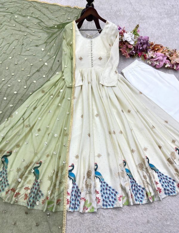 WOMEN WASTRA FD 155 DESIGNER GOWN WHOLESALE