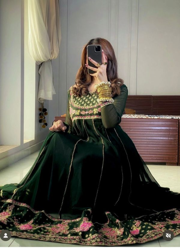 WOMEN WASTRA FD 156 DESIGNER GOWN WHOLESALE