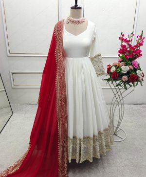 WOMEN WASTRA FD 158 DESIGNER GOWN WHOLESALE