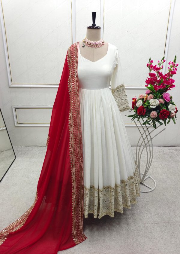 WOMEN WASTRA FD 158 DESIGNER GOWN WHOLESALE