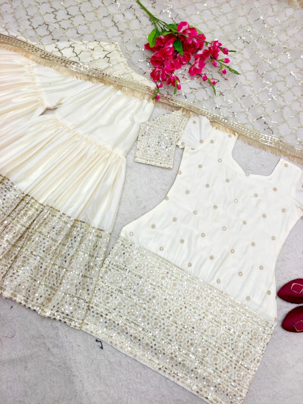 WOMEN WASTRA WW 1074 DESIGNER SHARARA SUITS